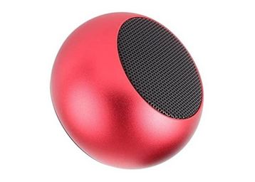 HB PLUS M3 Colorful Wireless Bluetooth Speakers Mini Electroplating Round Steel Speaker at Just Rs.418