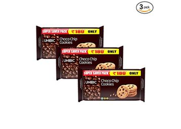Unibic Choco Chip Cookie - 500g (Pack of 3) at Just Rs.285