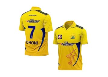 Cricket Jersey forboys and Men CSK Cricket Jersey IPL-2023M S DHONI MSD at Just Rs.339