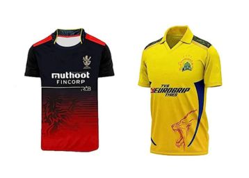 Sports RCB Jersey 2022-23 and CSK Jersey 2022-23 at Just Rs.469