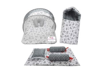 Infantbond Combo of Baby Bed with Net | Carry Bag