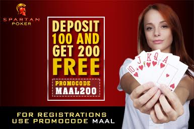 Offer for Poker - Deposit Rs.100 and Get Rs.200 Free