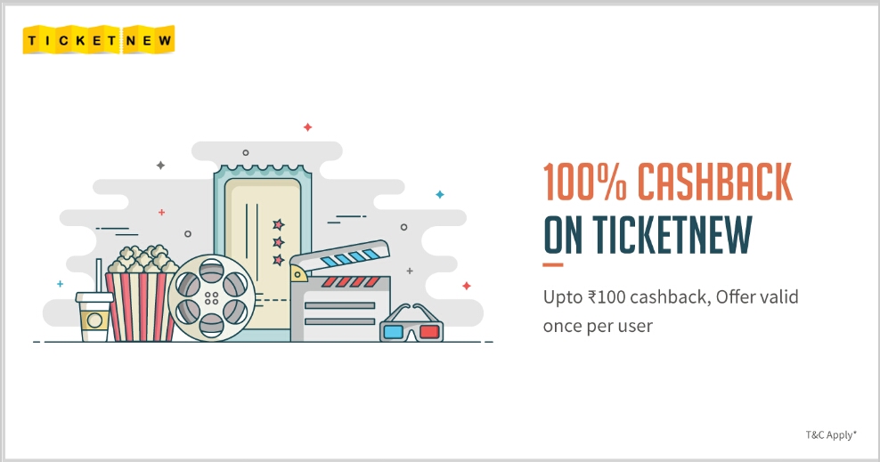 Ticketnew first best sale user promo code