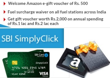 Apply For Sbi Simply Click Card Get Free Amazon Gv Rs 500 As