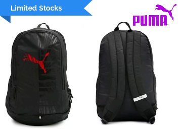 Puma Graphic 33 L Backpack (Black, Red 