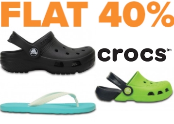crocs 40 off