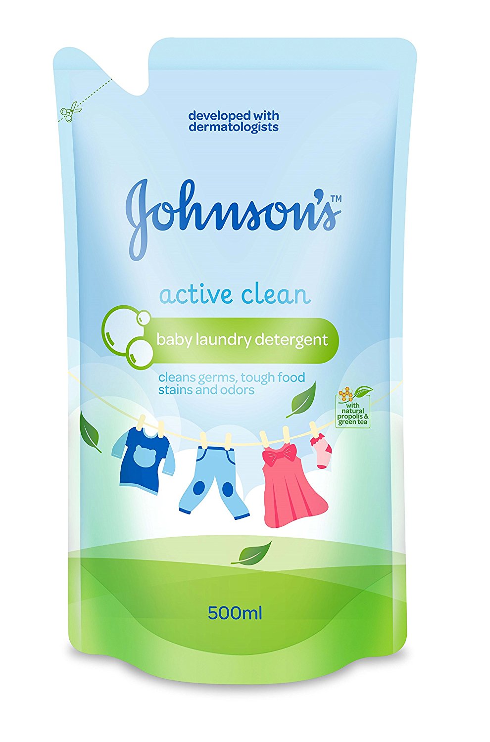 Johnson's Baby Laundry Detergent Active Clean (500ml) Rs 253