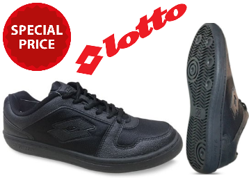 lotto ace black shoes