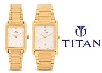 Flat 55 Off Titan Analog Couple Watch at Just Rs. 3308 More