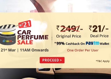 [LOOT] Car Perfume Sale On DROOM- Car Perfume at Just Rs. 1