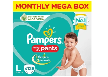 pampers large size diapers flipkart