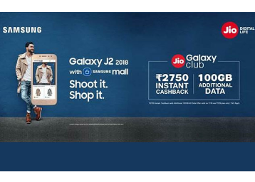 Jio Offer - Cashback up to Rs.2750 on Samsung J2 and J7 Duo