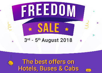 PhonePe Freedom Sale - Cashback offers On Cabs, Buses, Hotels and More [3-5 August]