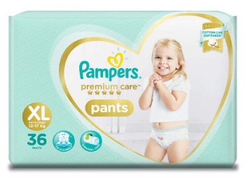 PRICE UP- Pampers Premium Care Diapers, X-Large, 36 Count at ...