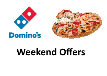 Dominos Weekend Offers - Get Pizzas at a starting price of Rs.99