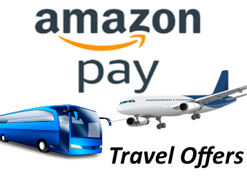 Amazon Pay Travel Offers - Up to Rs. 1,400 Back on Bus & Flight Tickets [March 2019 ]
