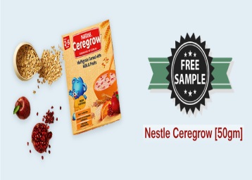 Lybrate Free Samples: Get Nestle Ceregrow Sample for free [50gm]