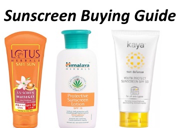 Sunscreen Buying Guide In India for all Skin Types [Updated]