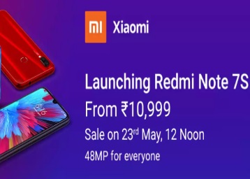 [Sale at 12:00 PM] Redmi Note 7s Sale on Flipkart Today- Price, Specifications and More