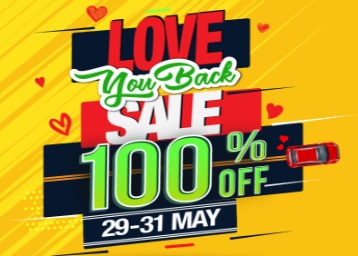 Zoomcar Love You Back Sale - Flat 100% Off on Car Rentals