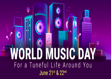 Flipkart World Music Day Sale - Get Flipkart Vouchers Worth Rs 5000