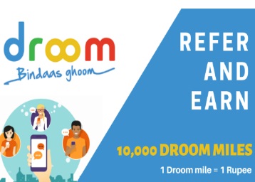 Droom Refer and Earn Offer - Get Rs. 10,000 by Droom mile