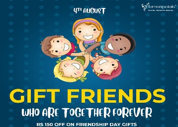 FNP Friendship Day Offers - Rs.150 Off on Gift Purchase