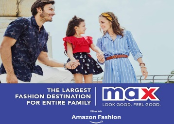 Max Fashion launches on Amazon - Shop and get assured Cashback