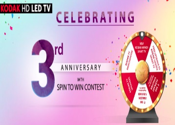 Kodak Tv Anniversary Contest - Spin To Win 