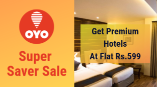 OYO Super Sale - Book Premium Hotels at Flat Rs 599