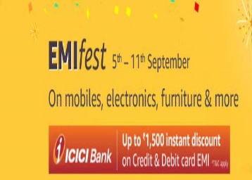 Amazon EMI Fest: On Electronics, Furniture, Mobile & More