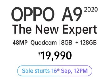 Oppo A9 2020 Sale Starts Today At 12AM: Know More About Specification, Price and More