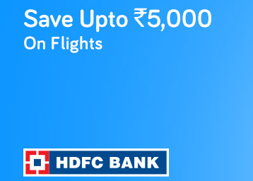 HDFC Credit Card offer on Flight Booking - Up to Rs. 5,000 Off