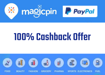 Magicpin Paypal Offer - 100% Cashback Up to Rs.400