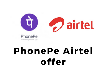 Phonepe Airtel offer: Get 60% on your DTH Recharge