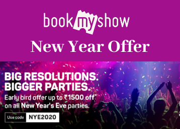 BookMyShow New Year Offer: Get Up To Rs. 1,500 Off On Party Tickets