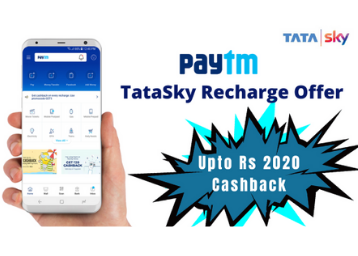 Paytm Tata Sky Recharge Offer - Rs 30 Off on Recharge