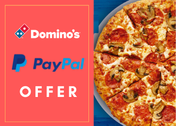 Dominos Paypal Offer - Flat 30% Cashback Voucher 