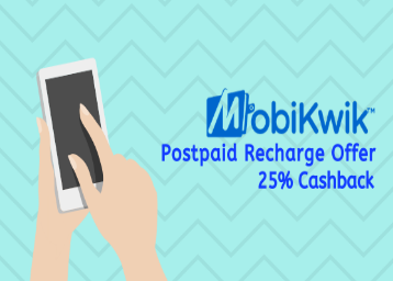 Mobikwik Postpaid Recharge Offer - Offer Details, Promo Codes And Cashback