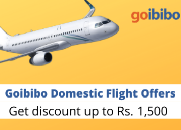 Goibibo Domestic Flight Offers - Get discount up to Rs. 1,500