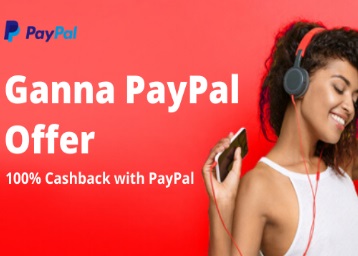 Ganna Plus Paypal Offer - 100% Cashback via PayPal