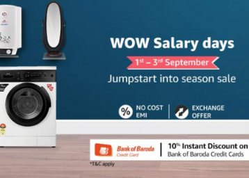 Amazon WOW Salary Days Sale: Get Up to 60% Off [1st-3rd September]