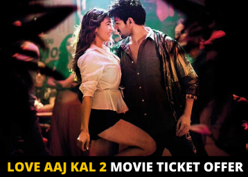 Love Aaj Kal 2 Movie Ticket Offer - Up to Rs 750 Cashback on Ticket Booking