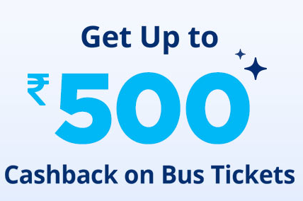 Paytm Coupons For Bus - Up to Rs. 500 on Booking
