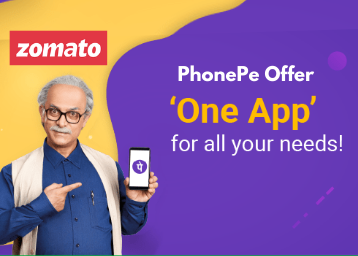 Zomato PhonePe Offer: Get 50% off + Extra Up to Rs. 100 Scratch Card