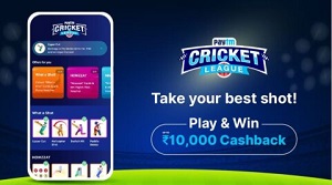 Paytm Cricket League Offer - Upto 10,000 Cashback Points