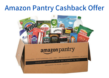 ​​​​​​​Amazon Pantry Cashback Offer- 25% Cashback