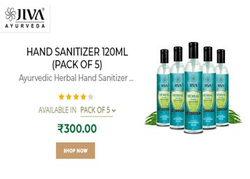 Jiva Hand Sanitizer Review - Prices, Comparison, and Other Details