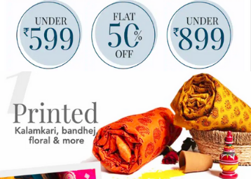 Limeroad Sarees Offer - Upto 80% Off + Extra Rs 80 Cashback