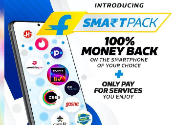 Flipkart SmartPack Offer - Get Up to 100% Money Back on your Smartphone